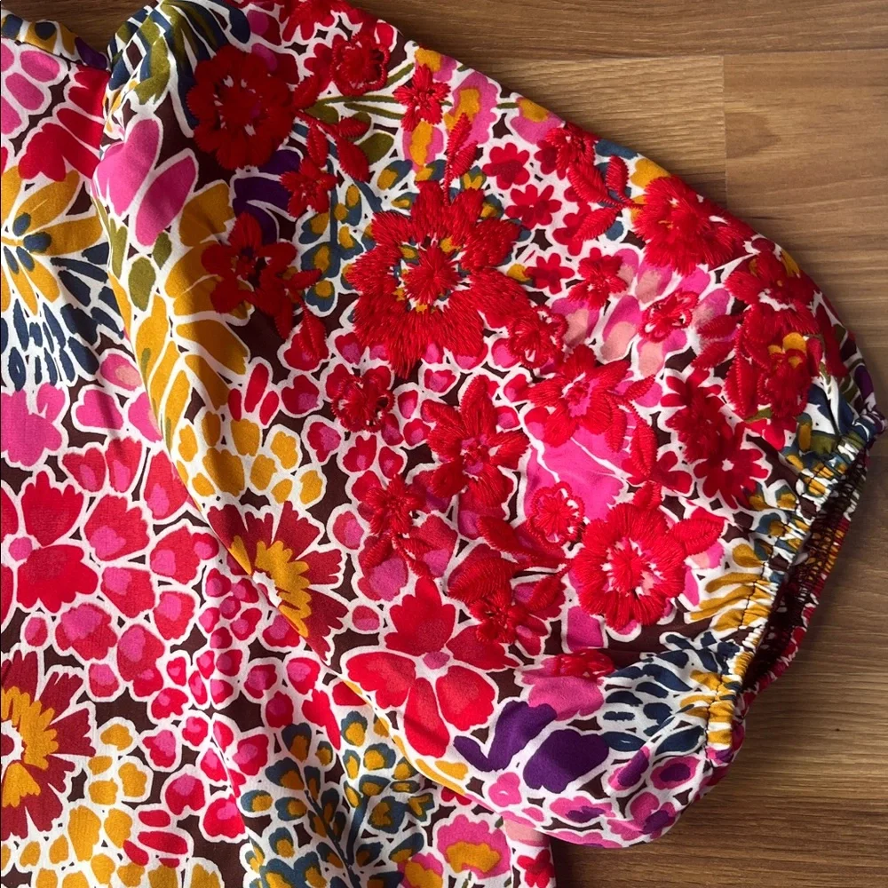 Savanna Jane Multicolor Floral Blouse - Picture 3 of 5